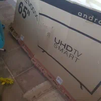 تلوزیون ال ای دی۶۵ اینچ دوو فقط پنل شکسته|تلویزیون و پروژکتور|شیراز, شهرک گلدشت حافظ|دیوار