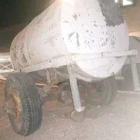 تانکر چرخدار فنردار مناسب آب و گازوئیل