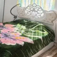 تخت ومیز ارایش همراه تشک دونفره سفید