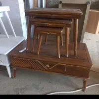 عسلی ۳تیکه ۱۹۵۰|مبلمان خانگی و میز عسلی|تایباد, |دیوار