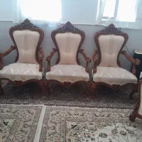 مبل استیل۹نفره|مبلمان خانگی و میز عسلی|قم, کیوانفر|دیوار