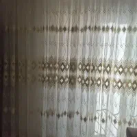 پرده حریر وکنارهای مخمل وآستری|پرده، رانر، رومیزی|شاهین‌شهر, ۹ دی|دیوار