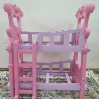تخت خواب عروسک دو طبقه