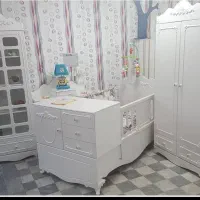 تخت وکمد با حیاط کامل نوزاد/بصورت اقساط