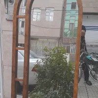 آینه چوبی گنبدی پنجره ای|آینه|اراک, |دیوار