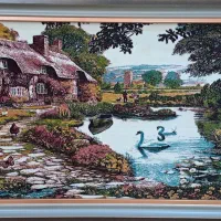 تابلو فرش منظره|تابلو فرش|مشهد, شهید مطهری|دیوار