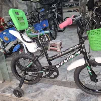 دوچرخه ۱۶ مشکی سبز|دوچرخه، اسکیت، اسکوتر|مشهد, شهید آوینی|دیوار