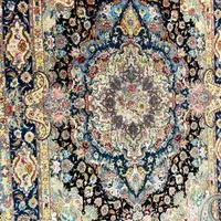 فرش سالاری تبریز  چله وگل ابریشم 60رج