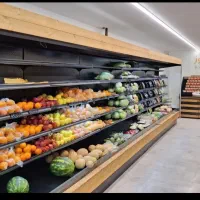 یخچال پرده هوا ایستاده درب دارxo جزیره تاپینگ