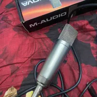میکروفون و کارت صدا maudio و پایه میکروفون سالم|آلات موسیقی|تهران, بلوار کشاورز|دیوار
