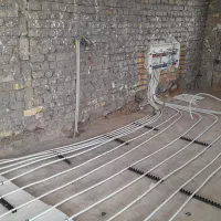 لوله کشی آب وفاظلاب ساختمان واستخر جعفری