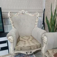 مبل استیل هفت نفره منبت شده|مبلمان خانگی و میز عسلی|صفادشت, |دیوار