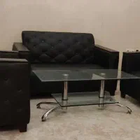 میز و مبلمان اداری چرمی کاملا نو