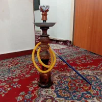 قلیون.چوب بادام اصل