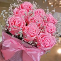 گل روبانی( هدیه روز مادر )|گل مصنوعی|نیشابور, شهید بهشتی|دیوار