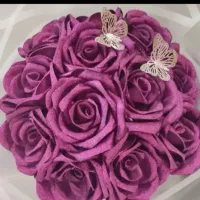 گل روبانی رنگی