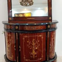 کنسول معرق کاری شده و آینه