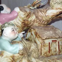 مجسمه آنتیک کلکسیونی بیسکوییتی اروپایی اصل