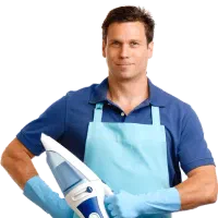 نظافت منزل توسط آقا تمیز و مرتب جوان و با سلیقه