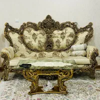 مبل سلطنتی 10 نفره|مبلمان خانگی و میز عسلی|مریوان, |دیوار