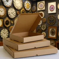 کارتن ساعت دیواری ساده و کیبوردی حتی ده عدد