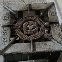 گاز چدن 2شله سالم و تمیز