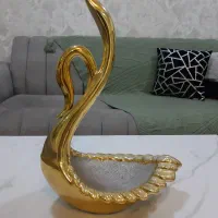 قو طلایی دکوری|مجسمه، تندیس، ماکت|بهبهان, |دیوار