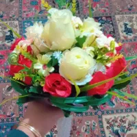 گل عروس|گل مصنوعی|مارگون, |دیوار