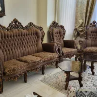 مبلمان منبت ۹ نفره کامل|مبلمان خانگی و میز عسلی|اصفهان, گلزار|دیوار