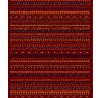 فرش مراکشی قرمز جدید،تعویض فرش کهنه با نو|فرش|بندرعباس, |دیوار