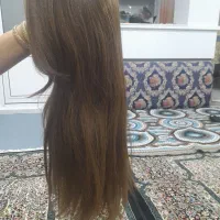 دو عدد کلاه گیس خوش رنگ  وقشنگ در حد نو