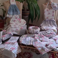 دوخت کامل سرویس آشپزخانه کاور مبل|سفره، حوله، دستمال آشپزخانه|نیشابور, پاستور|دیوار