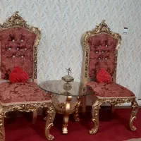 مبل ۹نفره سلطنتی همراه سه میز بزرگ دوتاعسلی|مبلمان خانگی و میز عسلی|خوی, |دیوار