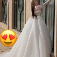 لباس عروس دنباله دار