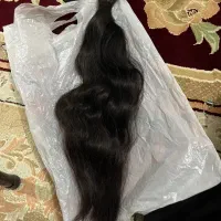 موی خام بدون رنگ و حنا