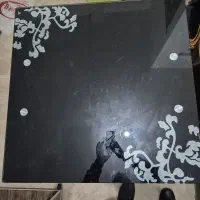 میز شیشه ای ۴نفره