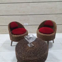 میزصندلی حصیری