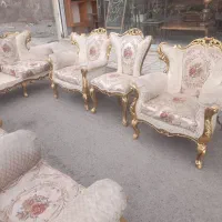 مبل ۹نفره نهارخوری ۸نفره با چوب راش فرانسوی|مبلمان خانگی و میز عسلی|کرج, اخگرآباد|دیوار