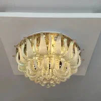 لوستر سقفی سه حالته نور کنترلی قطر ۶۰