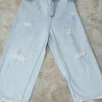 شلوار لی وپارچه سایز 46