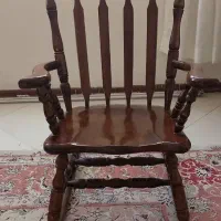 صندلی راک گردویی