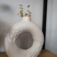 گلدون سرامیکی دونات|گل مصنوعی|گلستان (تهران), |دیوار