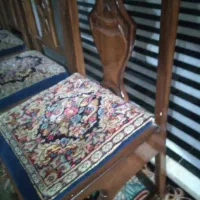 6عددصندلی ناهارخوری دست بافت