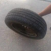 دو عدد لاستیک پژو  و یک عدد لاستیک پراید با رینگ