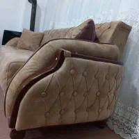 مبل ۸ نفره سفارشی فنردار وابر۳۰ کیلویی در حد نو