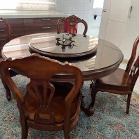 فروش میز ناهارخوری چوب فندوق (وارداتی)