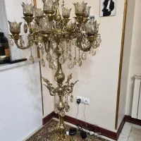 آباژور ایستاده کنار سالنی برنج|چراغ خواب و آباژور|تهران, کیانشهر|دیوار