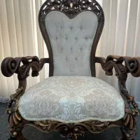 مبل۷نفره و میزناهارخوری۶نفره کلاسیک سلطنتی