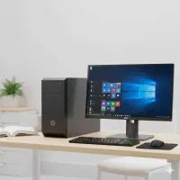 سیستم کامپیوتر مینی کیس اقتصادی کامل+مانیتور استوک