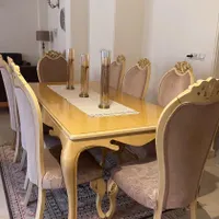 ست مبلمان سلطنتی و میز ناهارخوری|میز و صندلی غذاخوری|قائم‌شهر, |دیوار